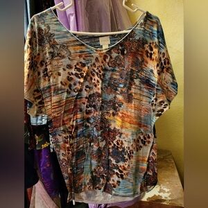 Multicolored t-shirt top